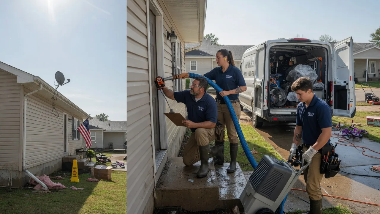 Ceiling Water Damage Restoration in Powell, TX near me